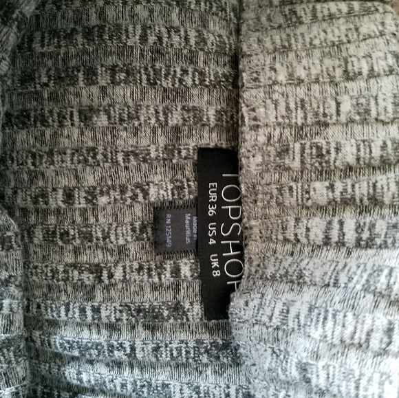 Pencil side slit skintight grey skirt sexy - Picture 2 of 3